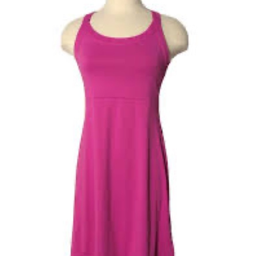 Columbia Women's Pink Sleeveless Cold Bay Omni Freeze Advanced Cooling Dress LG